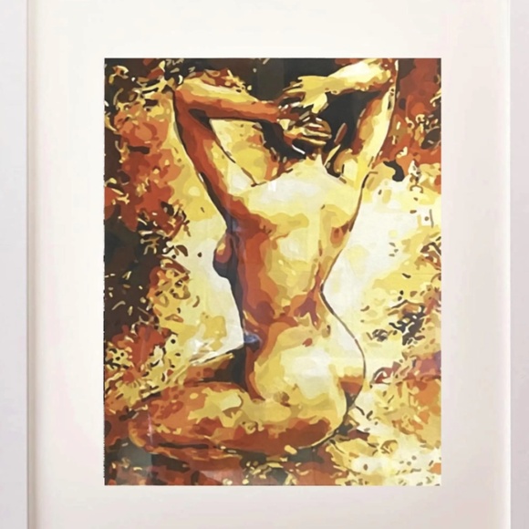 Unframed 16x20 Light & Shadows Acrylic Painting 2020 - Picture 4 of 4